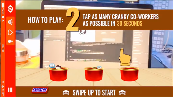 Zappar - Snickers Whack-a-Mole AR Game